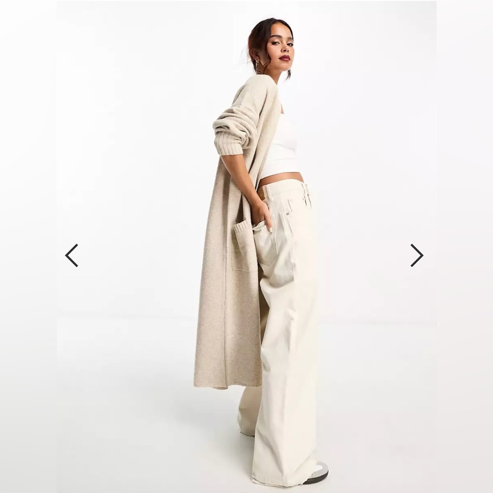 ASOS maxi cardigan with pockets